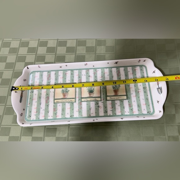 Pfaltzgraff Naturewood 14" Melamine Sandwich Tray - Picture 2 of 5